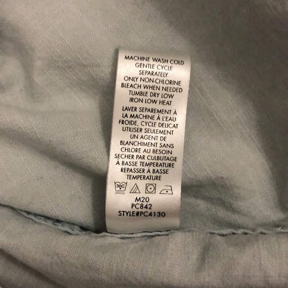 CK Weathered Cotton Denim-Style Button-Down - Picture 10 of 10